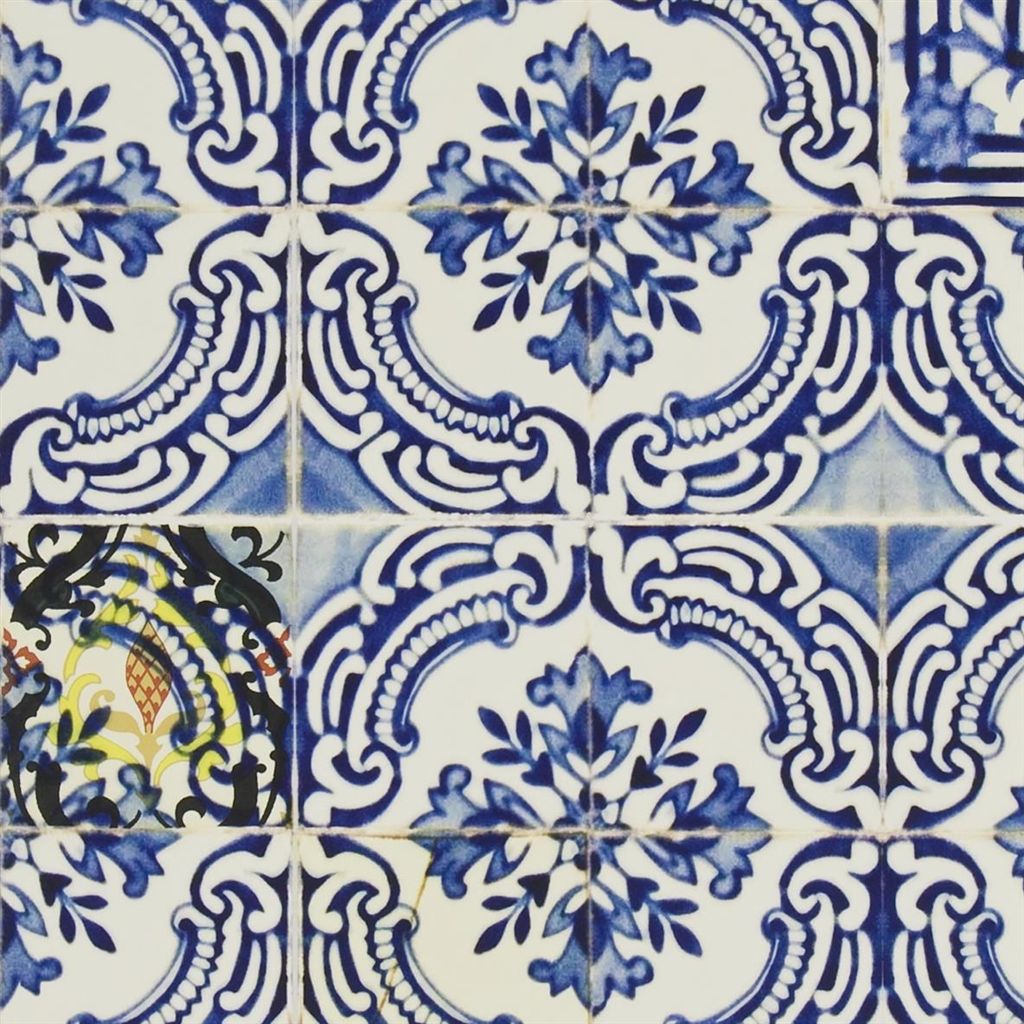 Patio - Cobalt Wallpaper - Blue