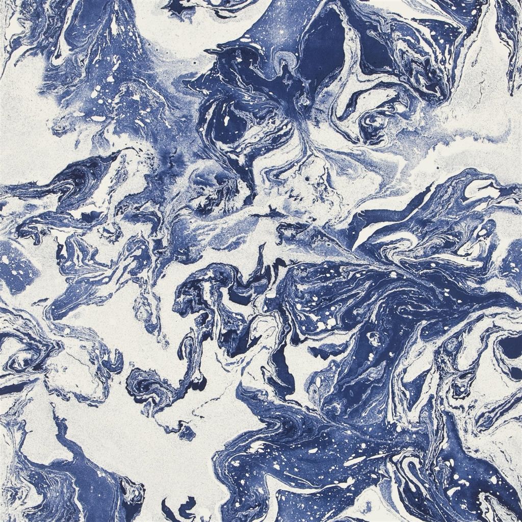 Bain De Minuit - Mediterranee Wallpaper - Blue