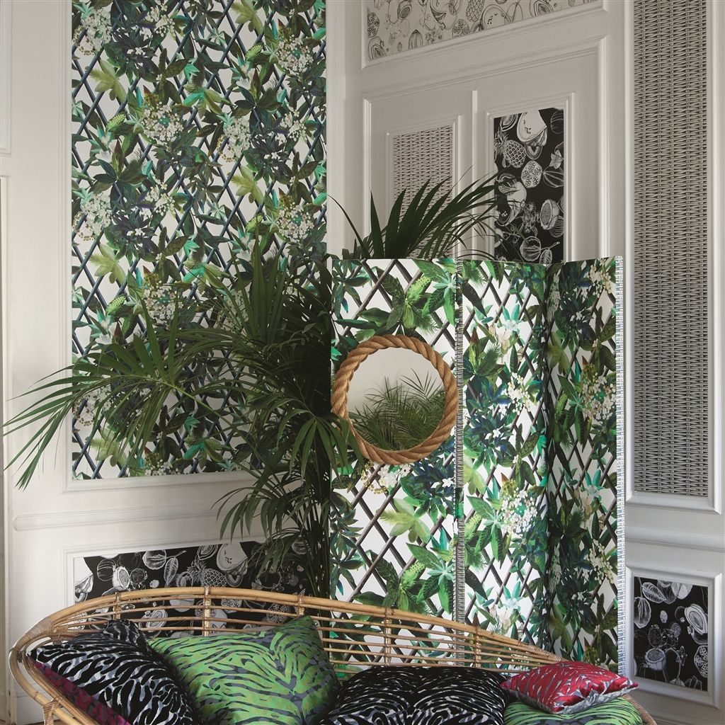 Canopy - Celadon Room Wallpaper 2 - Green