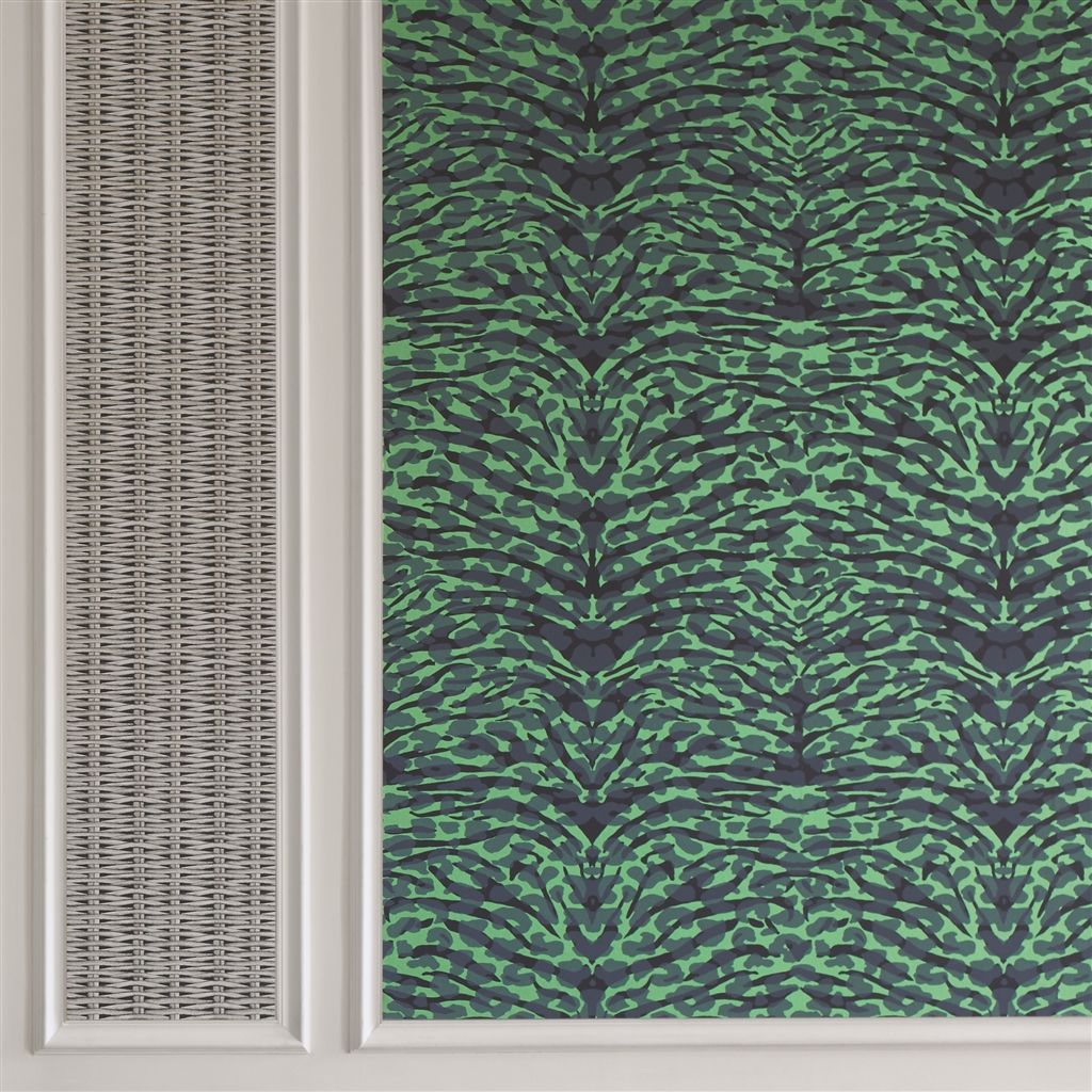 Pantigre Room Wallpaper - Green