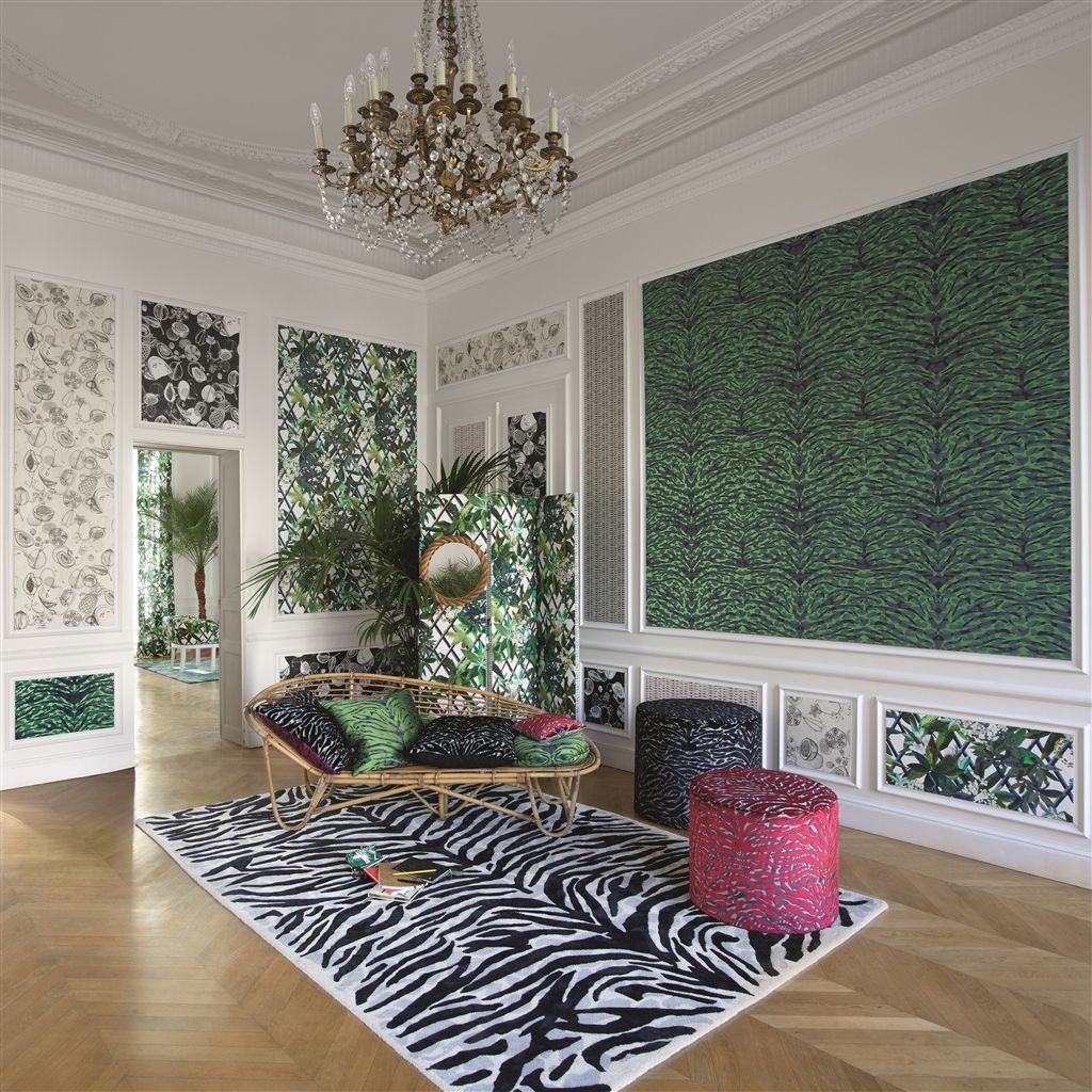 Pantigre Room Wallpaper 3 - Green