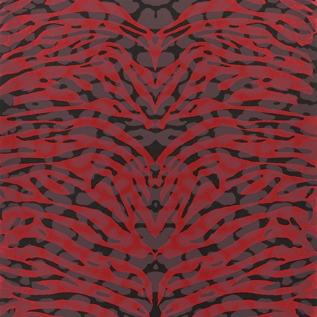 Pantigre Wallpaper - Red