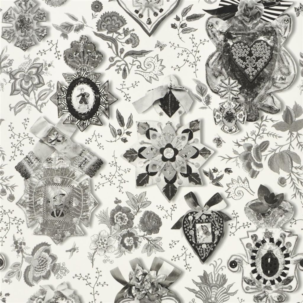 Cocarde Wallpaper - Gray