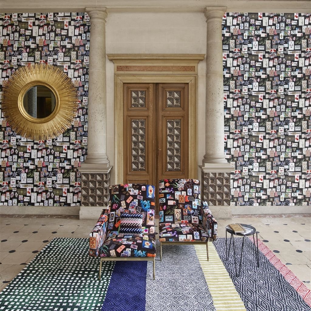 Maison De Jeu Room Wallpaper 2 - Multicolor
