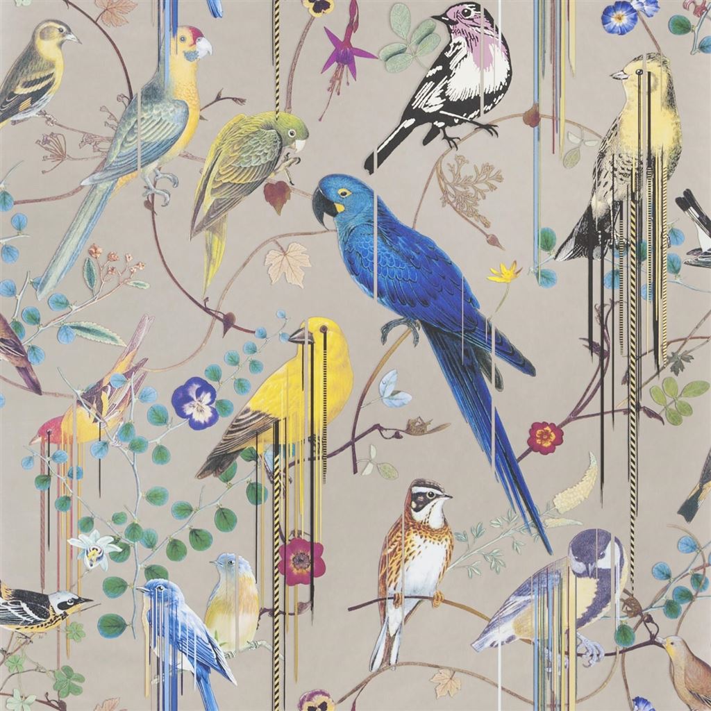 Birds Sinfonia Wallpaper - Multicolor