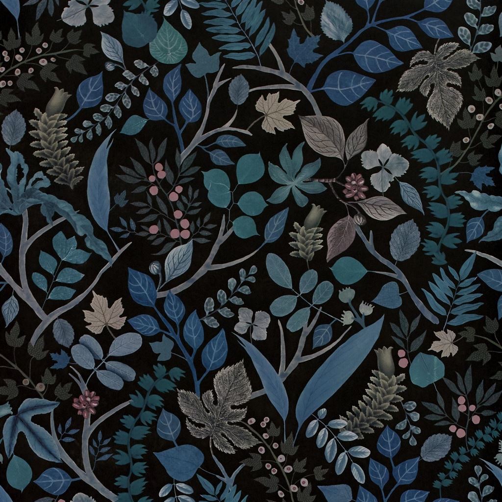 Cueillette Wallpaper - Blue