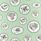 Herbariae Wallpaper - Green