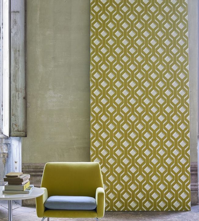 Chareau Room Wallpaper - Yellow 