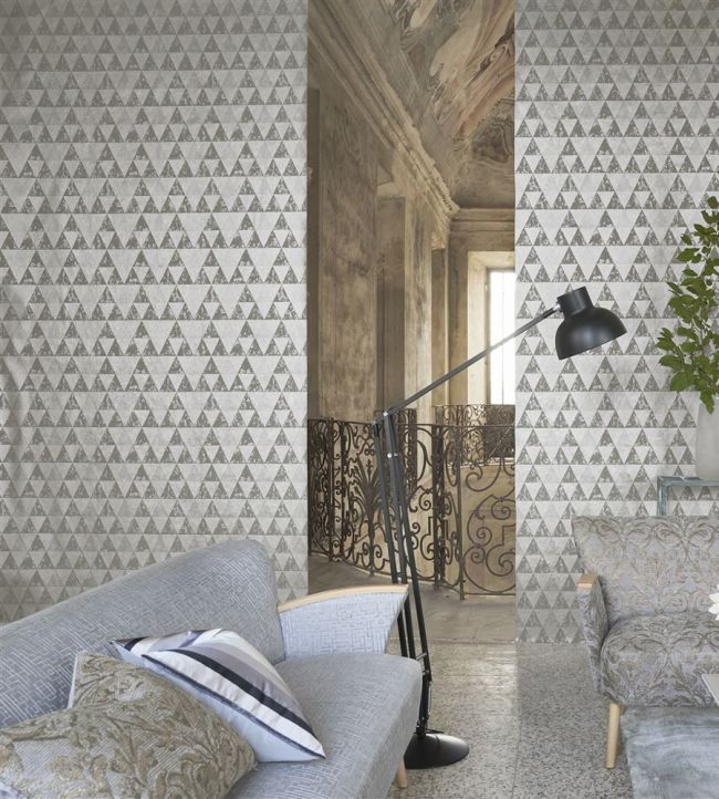 Dorsoduro Room Wallpaper - Gray