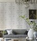 Damasco Room Wallpaper - Gray