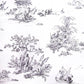 Robinson Crusoe Wallpaper - Gray