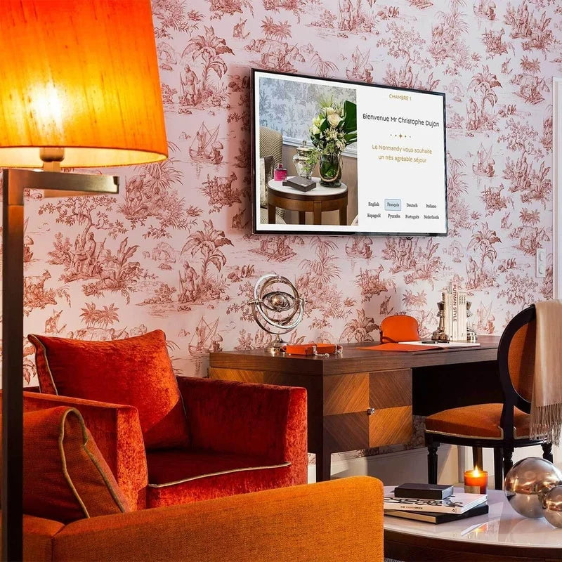 Robinson Crusoe Room Wallpaper - Pink