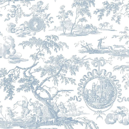 Chasse de Diane Wallpaper - Blue
