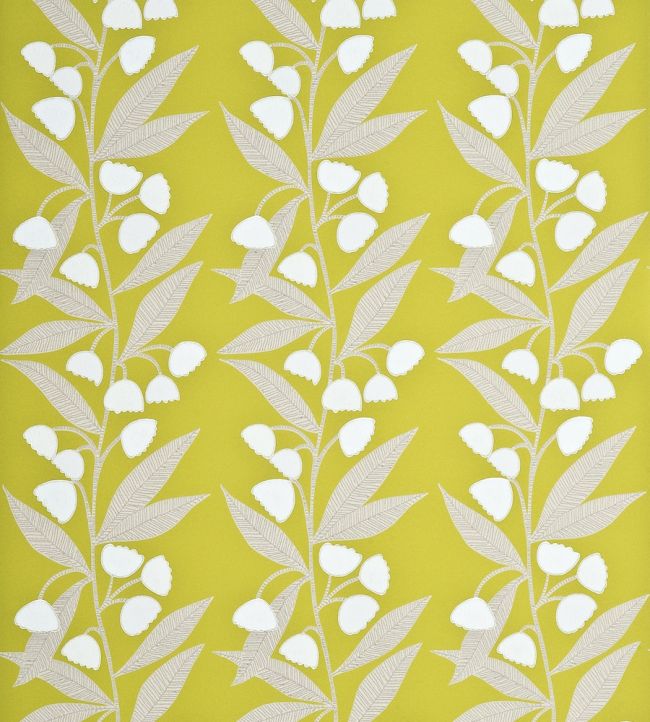 Bell Flower Wallpaper - Green