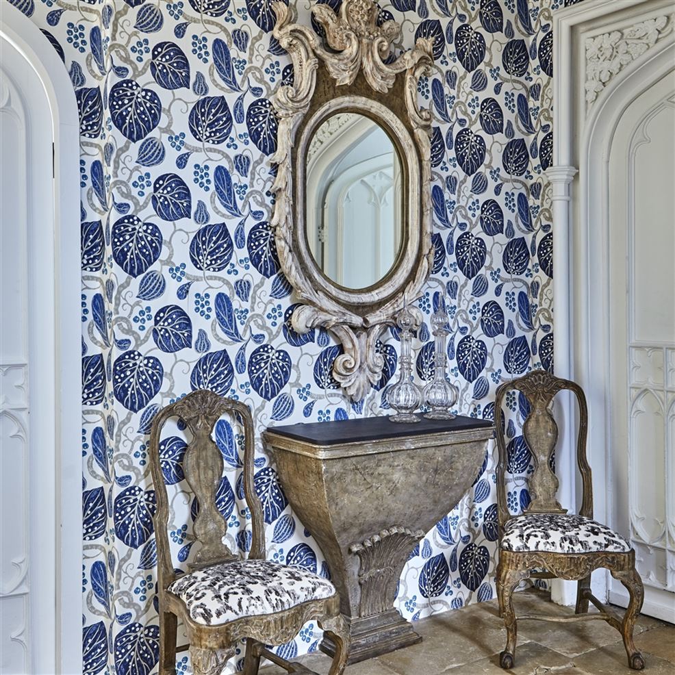 Astasia Room Wallpaper - Blue