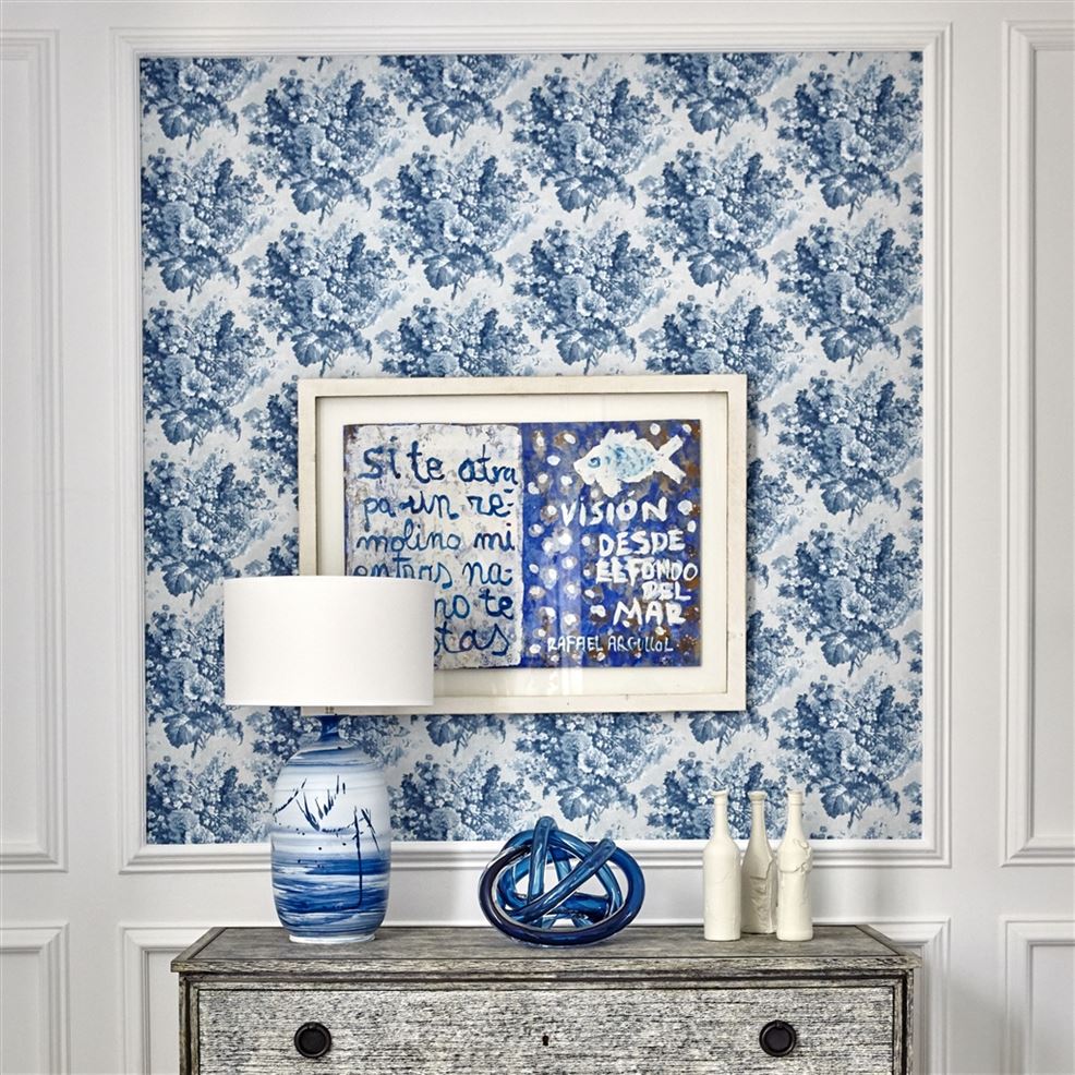 Perosita Room Wallpaper - Blue