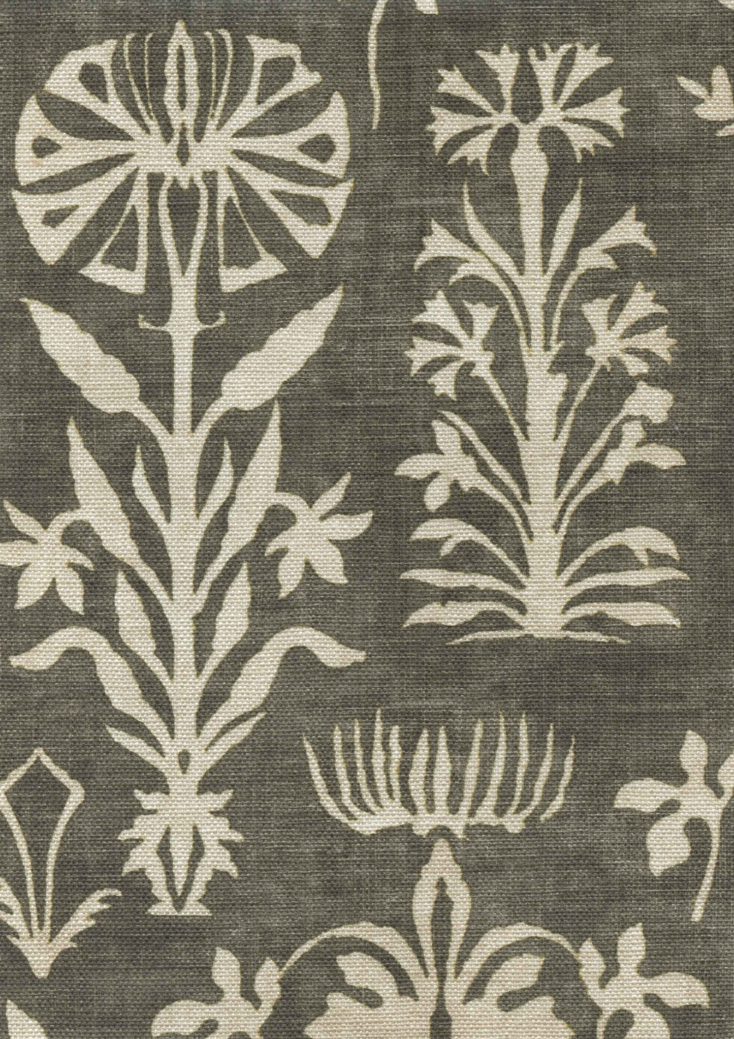 Papyrus Fabric - Brown - Lewis & Wood