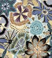 PassifloraGiant Fabric - Blue