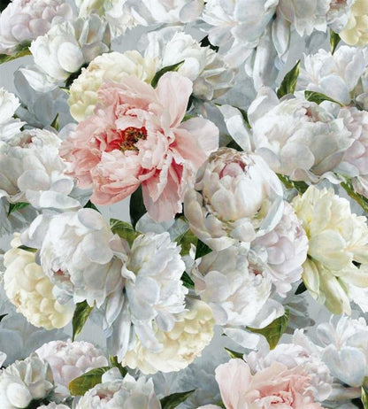Peonia Grande Wallpaper - Zinc - PDG1102/01 - Designers Guild