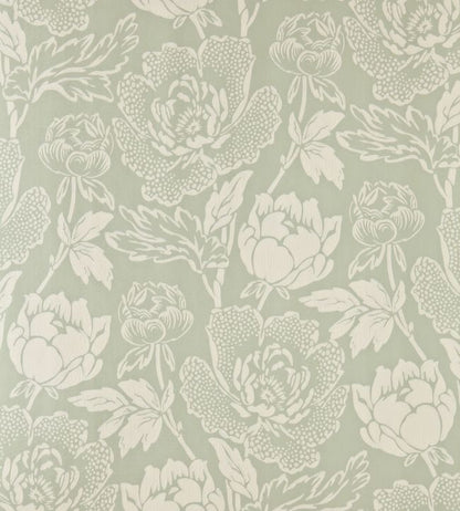 Peony Wallpaper - Green - 2313 - Farrow & Ball