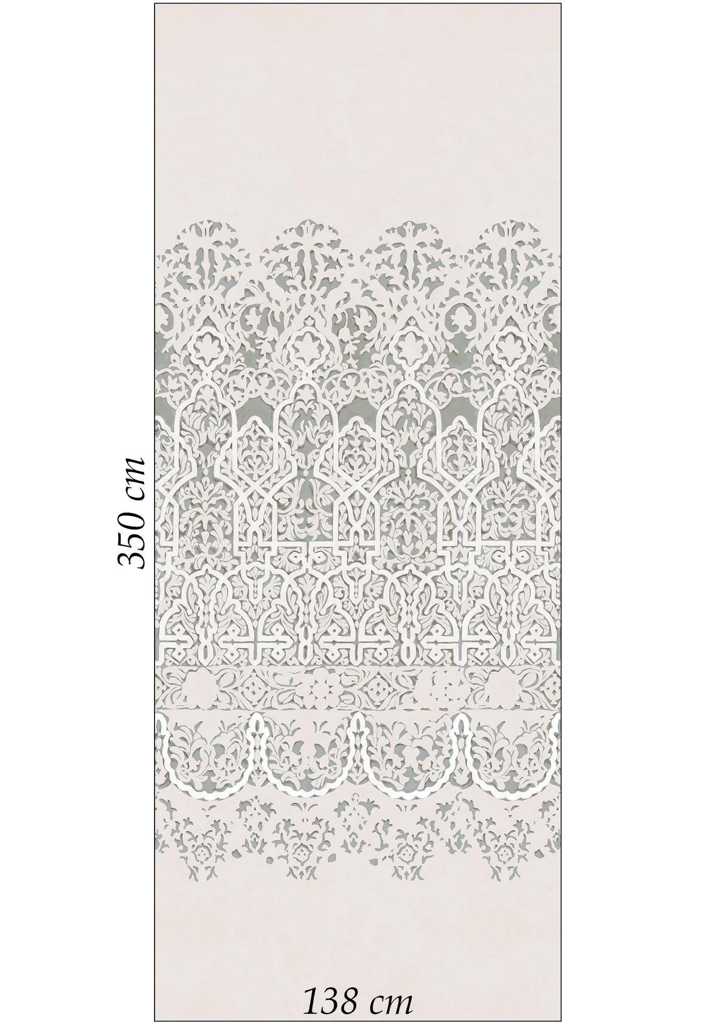 Petra Wallpaper - Moonstone - Lewis & Wood