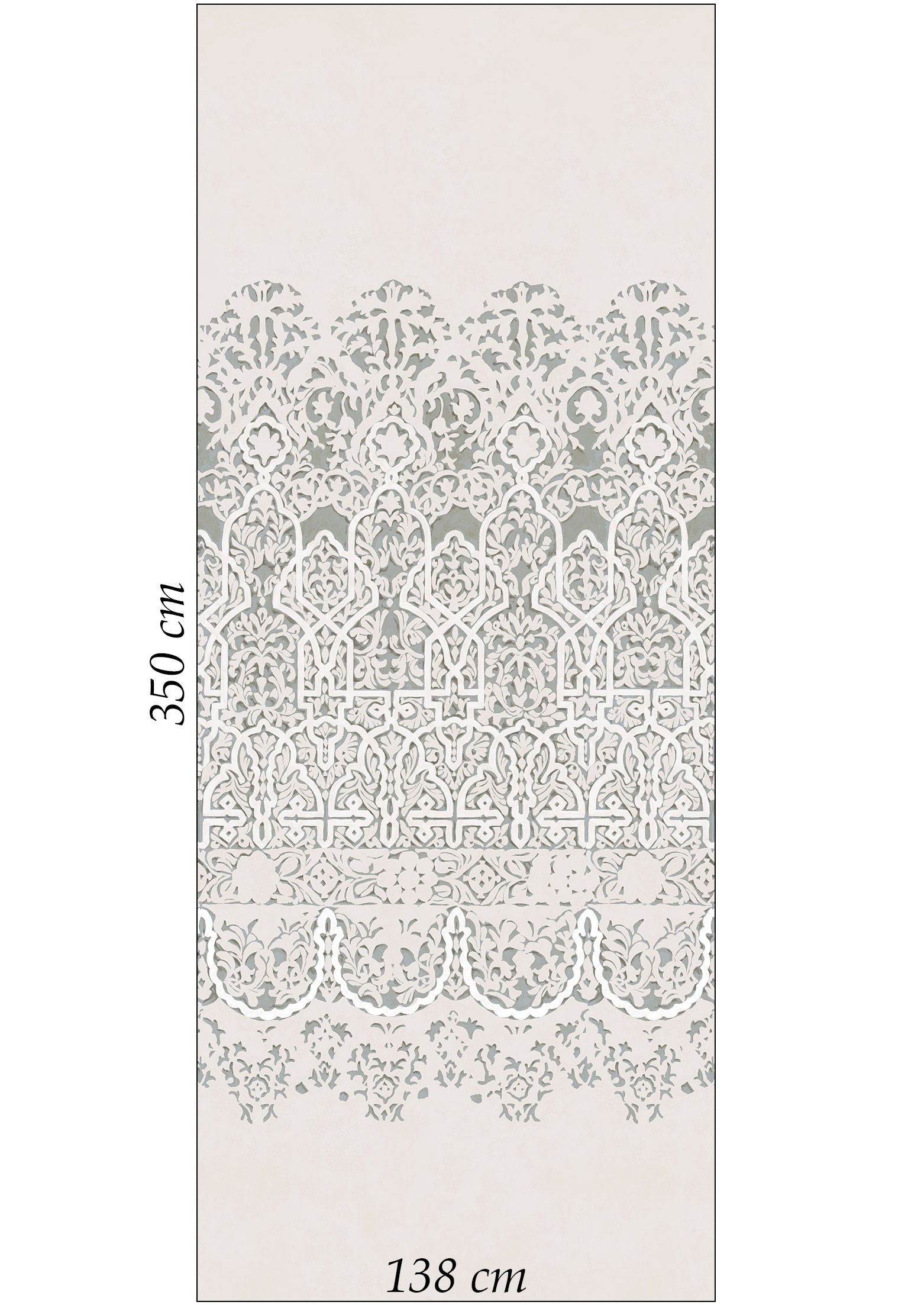 Petra Wallpaper - Moonstone - Lewis & Wood