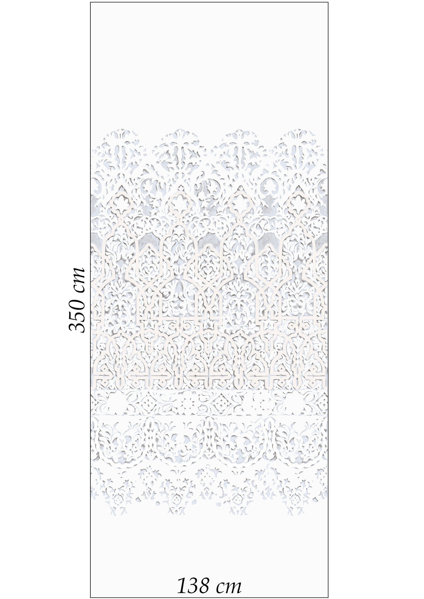 Petra Wallpaper - Rock Salt - Lewis & Wood