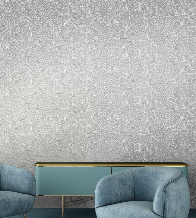 Pop Lustre Room Wallpaper 2 - Silver