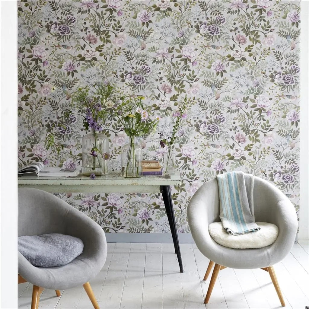 Porcelaine de Chine Wallpaper - Cameo - PDG1146/06 - Designers Guild
