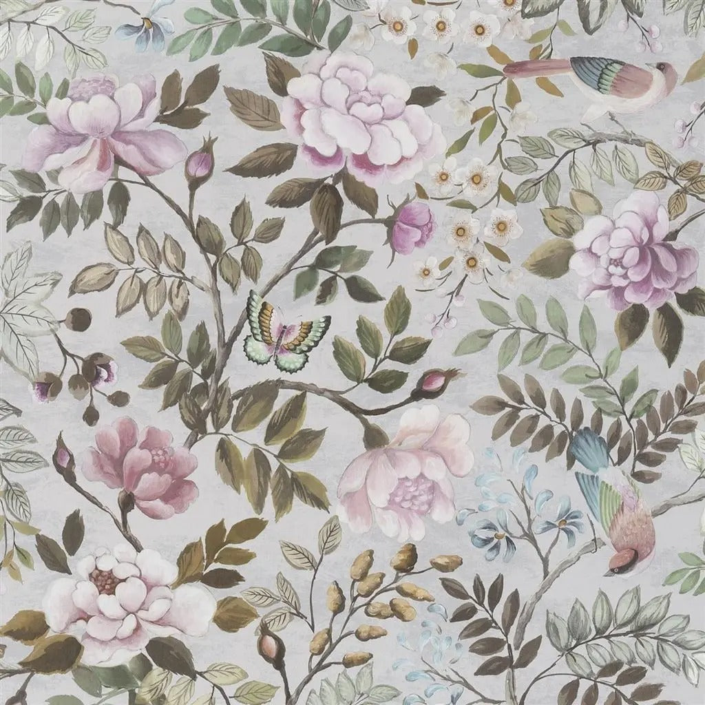 Porcelaine de Chine Wallpaper - Cameo - PDG1146/06 - Designers Guild