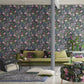 Porcelaine de Chine Wallpaper - Noir - PDG1146/02 - Designers Guild