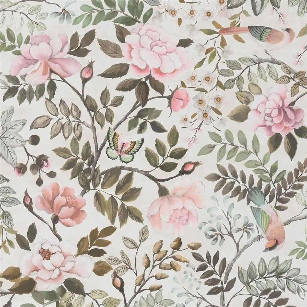 Porcelaine de Chine Wallpaper - Peony - PDG1146/07 - Designers Guild