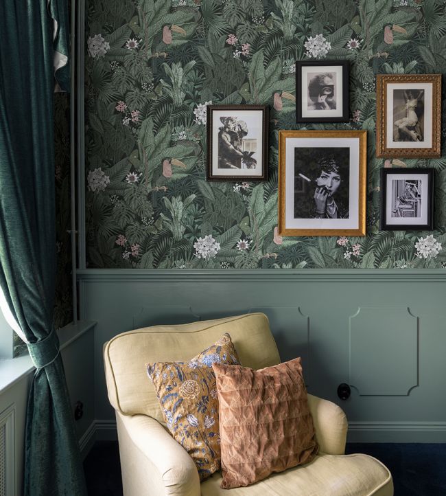 Furada Room Wallpaper - Green