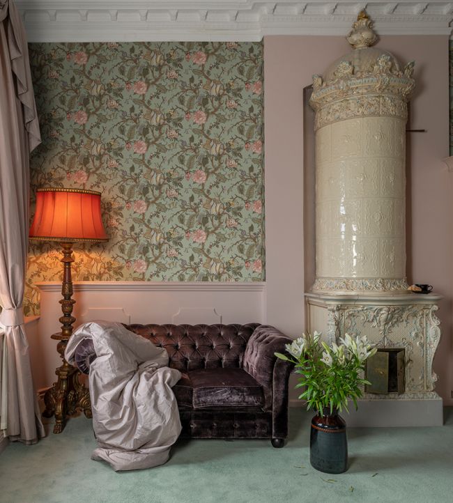 Carnaby Room Wallpaper - Green