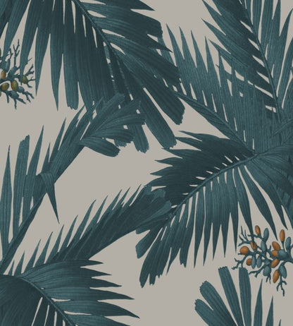 Palm Spring Wallpaper - Blue 