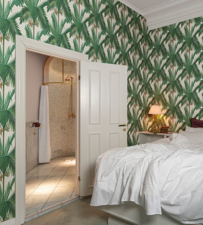 Palm Spring Room Wallpaper - Green