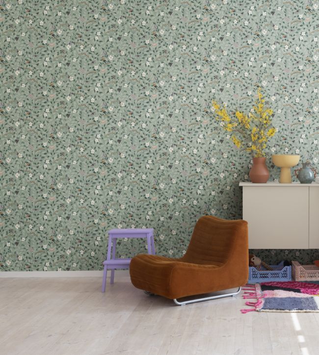 Pixie Shore Room Wallpaper 2 - Green