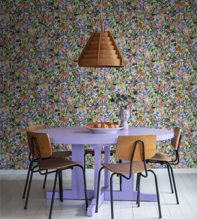 Poppy Meadow Room Wallpaper 2 - Multicolor