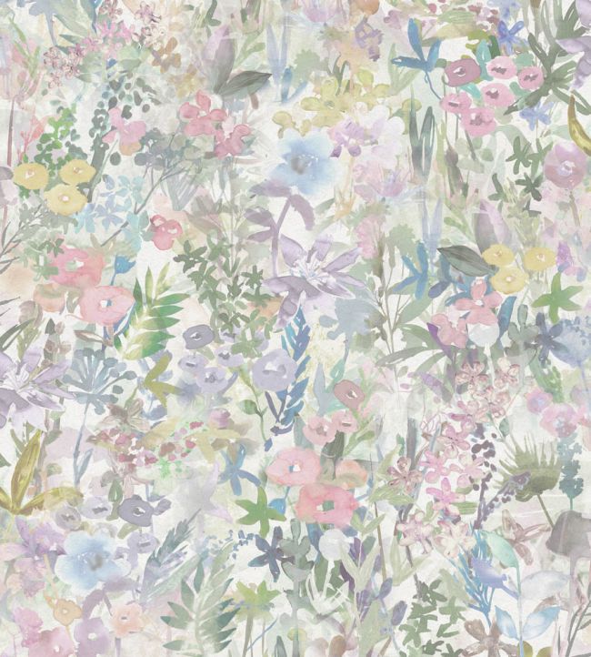 Poppy Meadow Wallpaper - Pink