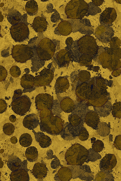 Fresco Old Gold Vinyl Wallpaper - Yellow