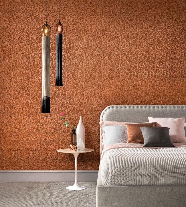 Acanthus Room Wallpaper - Sand