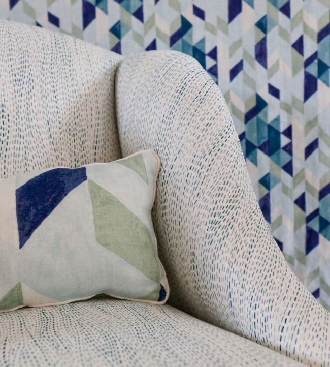 Lluvia Room Fabric - Green