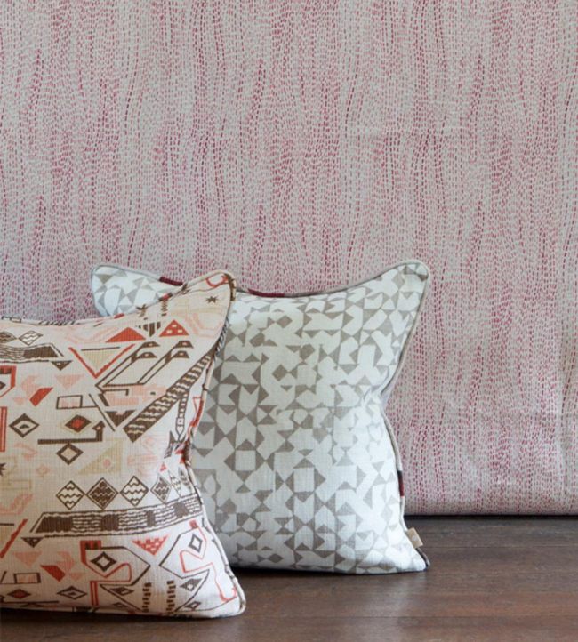Inca Room Fabric - Pink