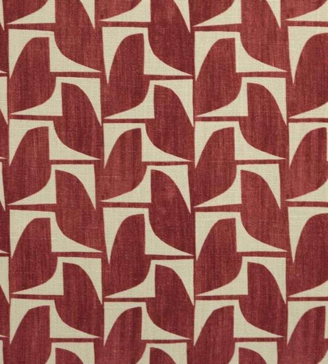 Goldfinch Fabric - Red