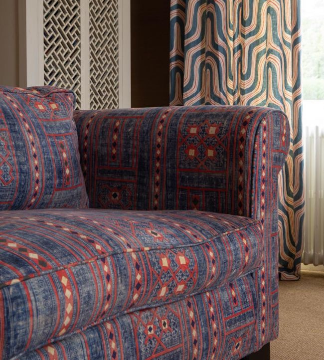 Karatu Room Fabric 2 - Blue