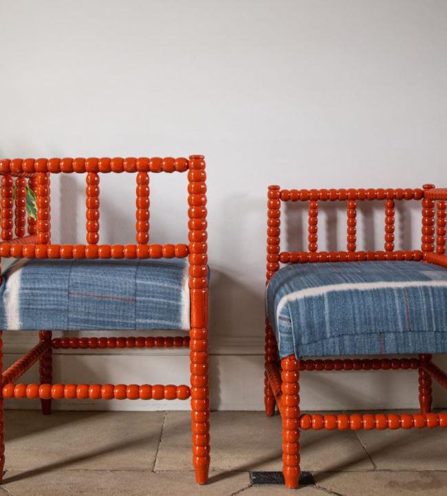 Haydar Room Fabric 2 - Blue