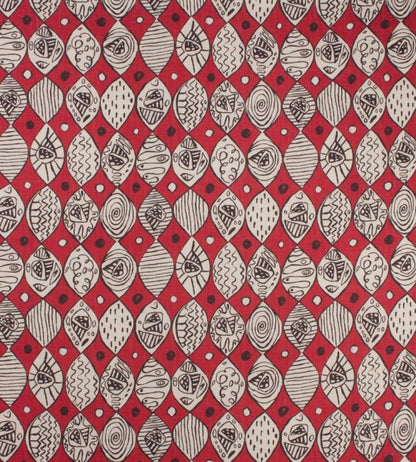 Katanga Fabric - Red