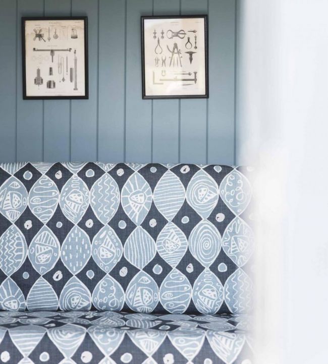 Katanga Room Fabric - Blue