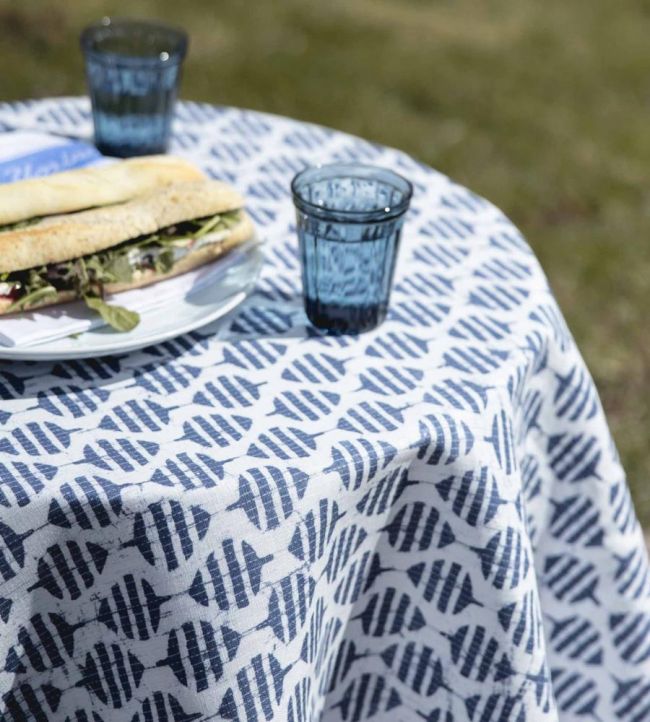 Bobini Room Fabric - Blue