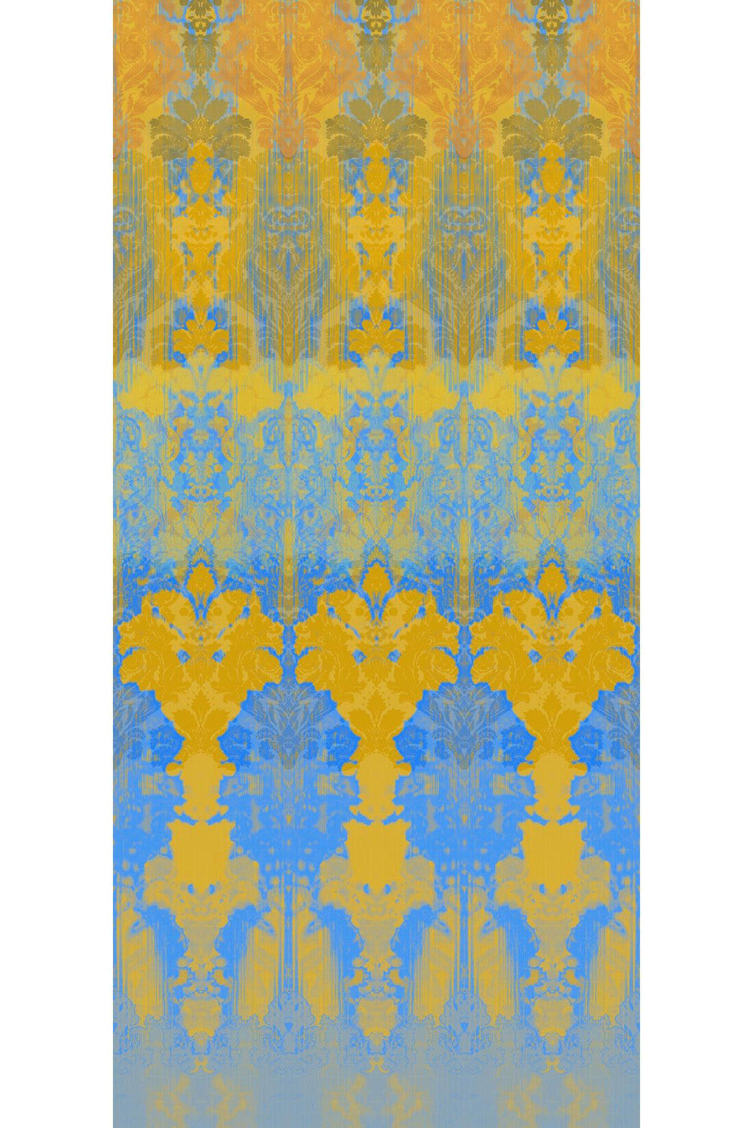 Ikat Damask Wallpaper Panel - Multicolor